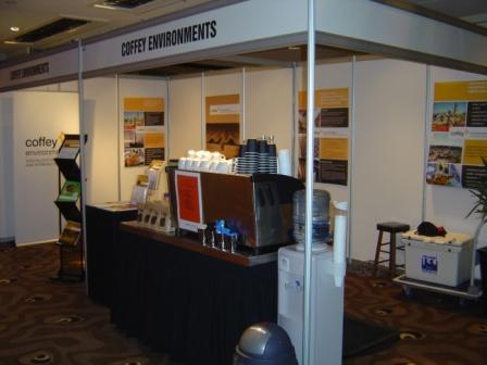 The Coffee Cure - Mobile Coffee Cart  - Shown here at the Melbourne Grand Hyatt for the IOAH Conference. The Coffee Cure servicing Melbourne Metro, CBD, Mornington Peninsula, Frankston, Geelong and most of Victoria