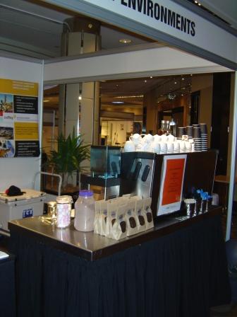 The Coffee Cure - Mobile Coffee Cart  - Shown here at the 2007 AIOH conference at the Grand Hyatt Melbourne. The Coffee Cure servicing Melbourne Metro, CBD, Mornington Peninsula, Frankston, Geelong and most of Victoria